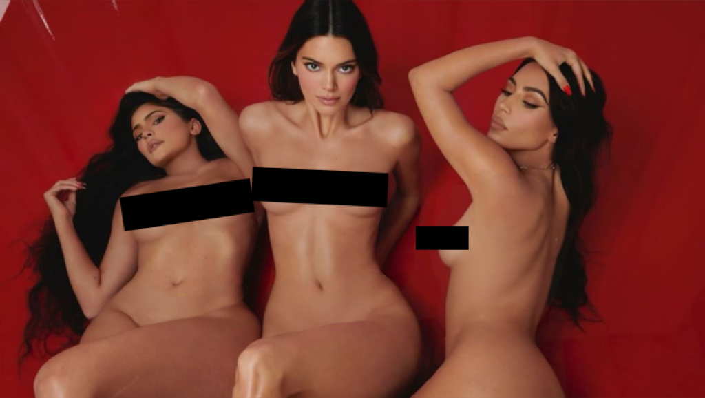 Celebrity Nude Deepfake of Kylie Kendall Kim Censored