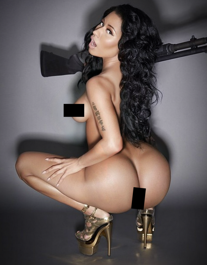 Celebrity Nude Deepfake of Nicki Minaj Censored