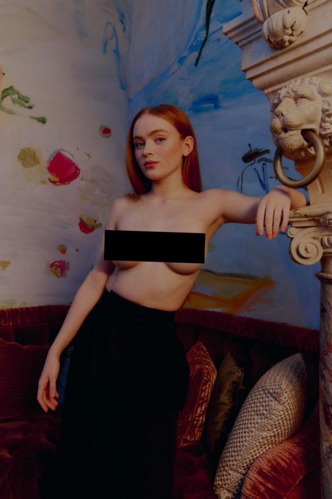 Celebrity Nude Deepfake of Sadie Sink 3 Censored