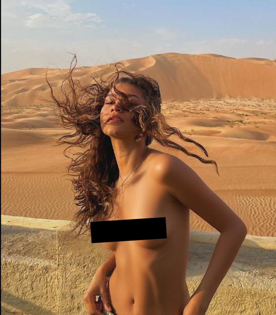Celebrity Nude Deepfake of Zendaya 4 Censored
